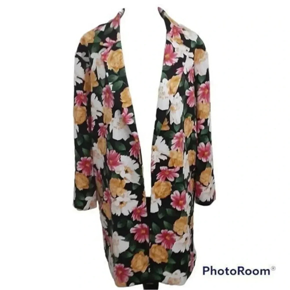 T Tahari Floral Blazer Jacket NWT - Picture 1 of 9